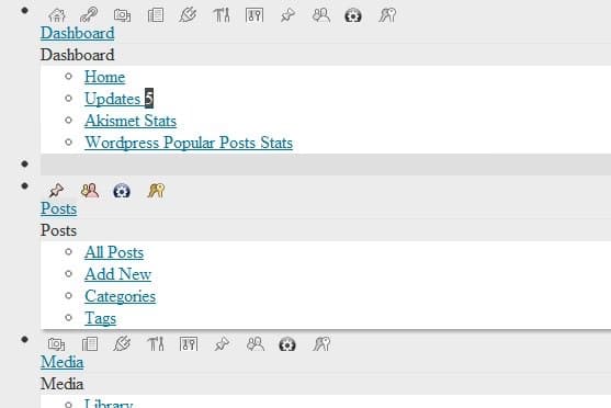 WordPress admin styles not loading
