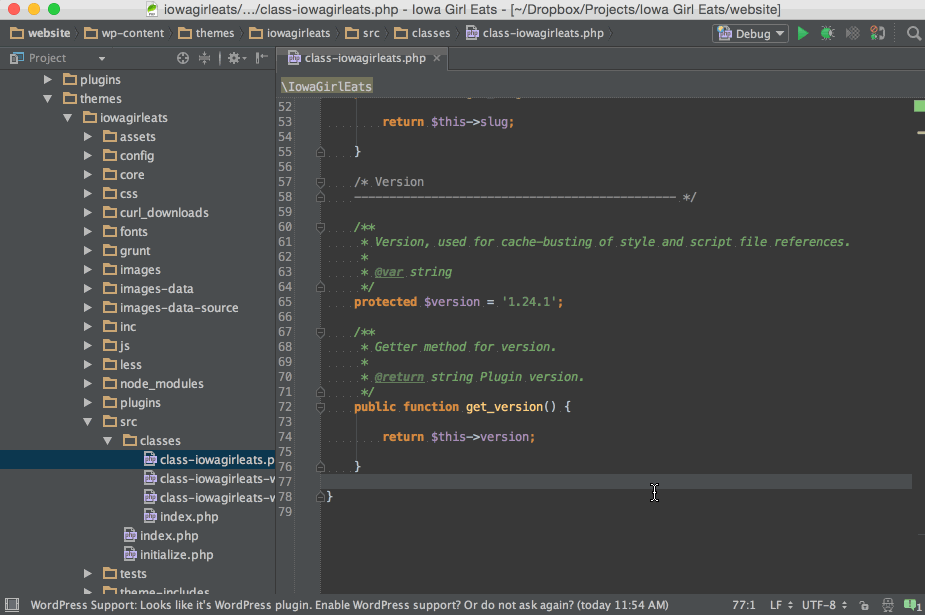 PhpStorm find in path keyboard shortcut screencast